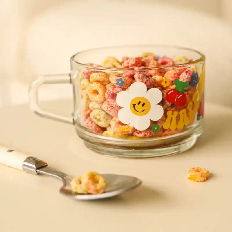 Wiggle Wiggle x Glasslock - Cereal Mug - Wiggle Wiggle - Kitchenware - Harumio