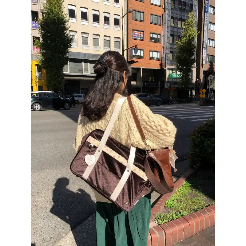 Ovuni - Velvet Schoolbag - Ovuni - Bag - Harumio