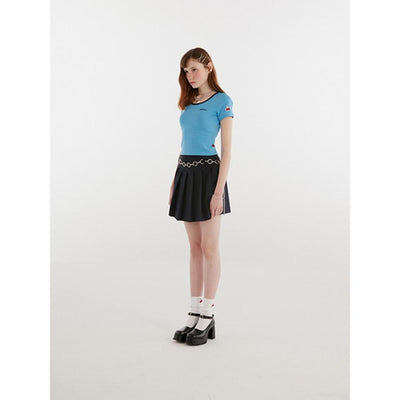 Kirsh - U-Neck T-Shirt - Blue