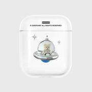 Earpearp x Pengsoo - Spaceship Cuni AirPods Clear Case - Earpearp x Pengsoo - AirPods Case - Harumio