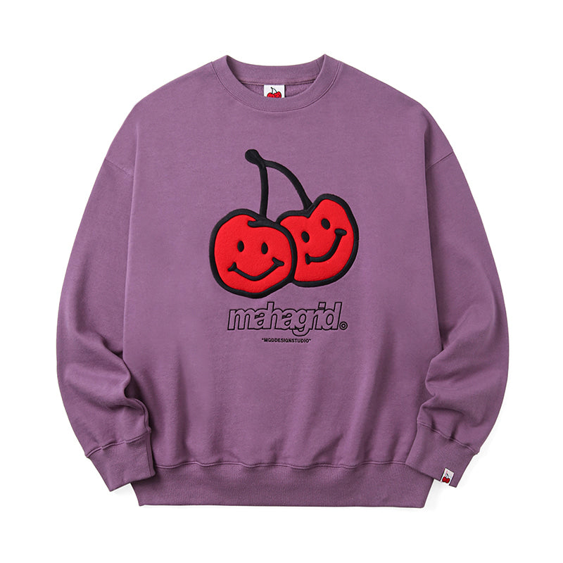Kirsh x Mahagrid - Big Doodle Cherry Sweatshirts