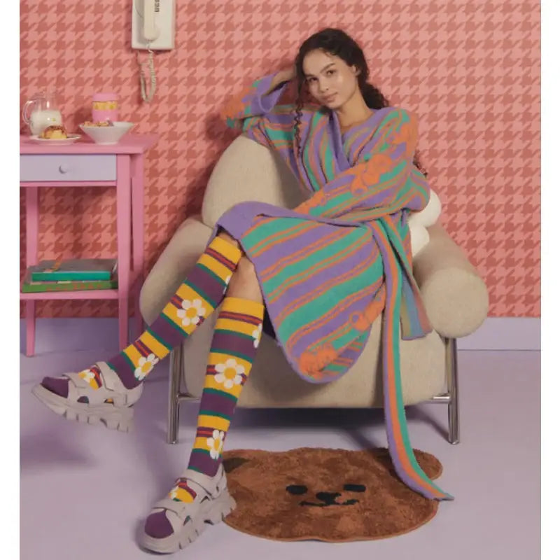 Wiggle Wiggle - Clumppy's Knee Socks - Wiggle Wiggle - Socks - Harumio