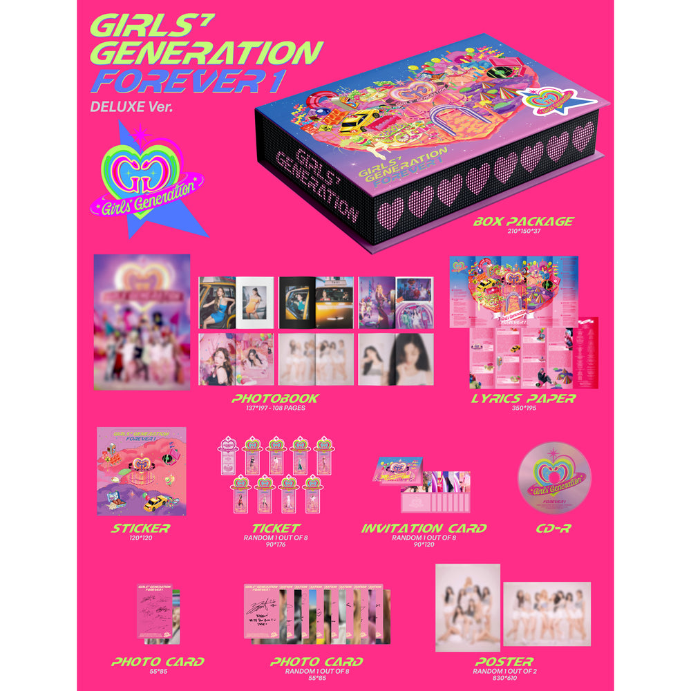 GIRLS' GENERATION - FOREVER 1 : 7th Album (Deluxe Version)