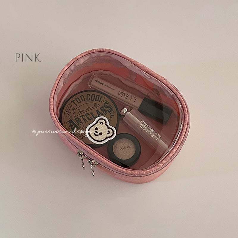 Pureureumdesign x 10x10 - Cupid Bear Clear Pouch - Pureureumdesign - Accesories - Harumio