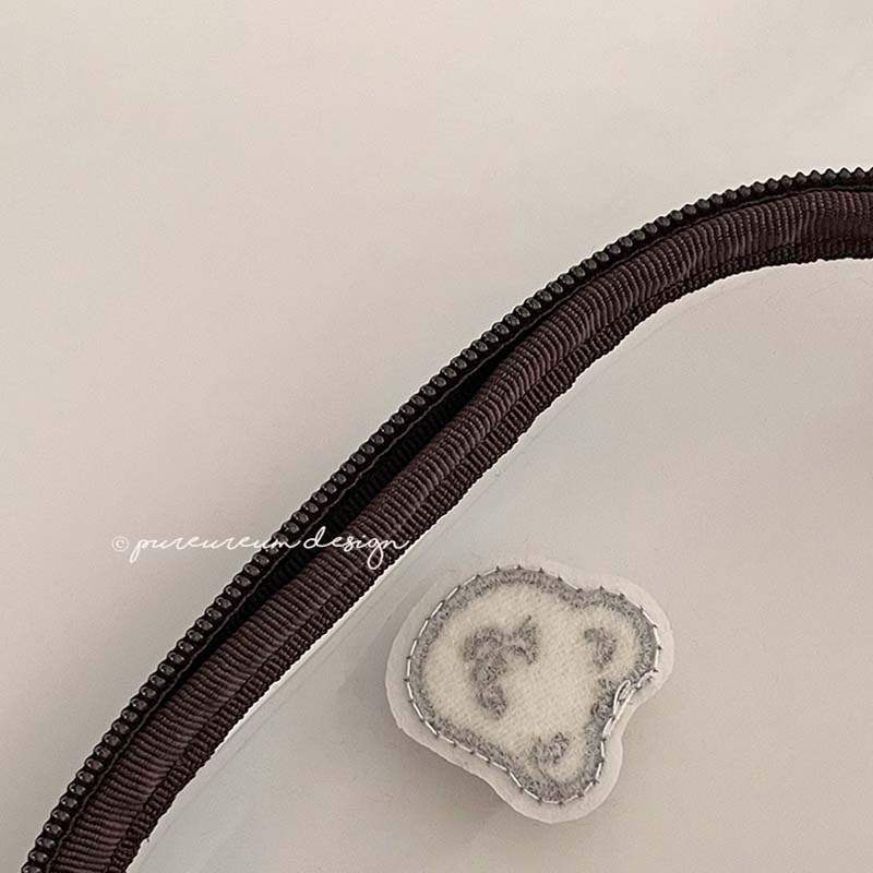 Pureureumdesign x 10x10 - Cupid Bear Clear Pouch - Pureureumdesign - Accesories - Harumio