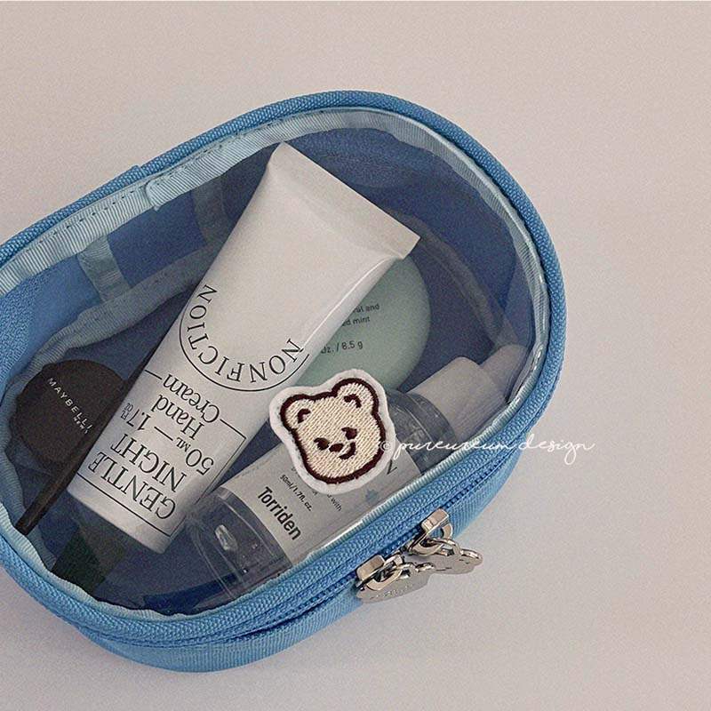 Pureureumdesign x 10x10 - Cupid Bear Clear Pouch - Pureureumdesign - Accesories - Harumio