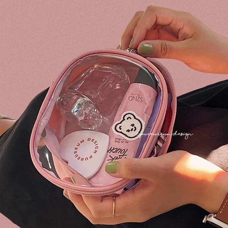 Pureureumdesign x 10x10 - Cupid Bear Clear Pouch - Pureureumdesign - Accesories - Harumio