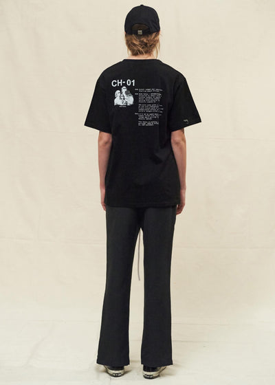 Sleazy Corner - Mess Media Lettering T-shirt - Black