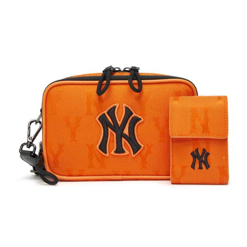 MLB Korea - Monogram Nylon Jacquard Mini Backpack