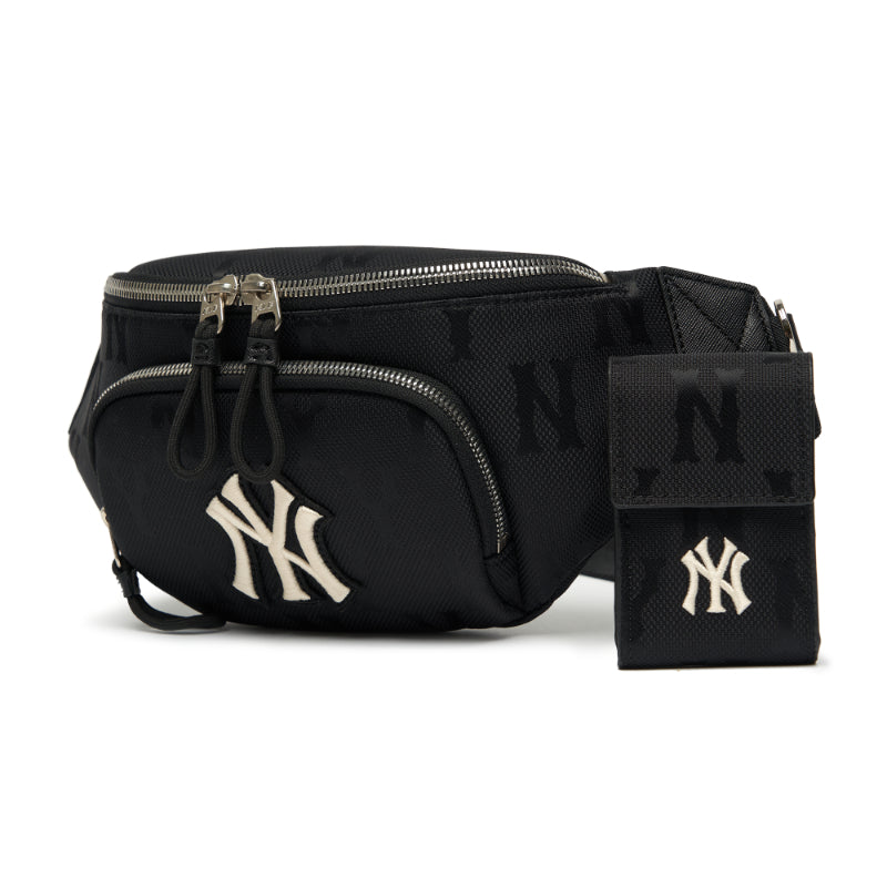 MLB Korea - Monogram Nylon Jacquard Hip Sack Bag – Harumio