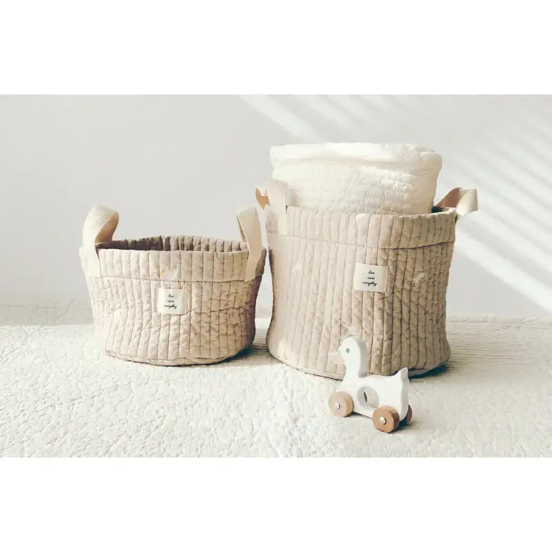 Malolotte x dot to dot - Quilted Basket - Malolotte - Home & Living, Accessories - Harumio
