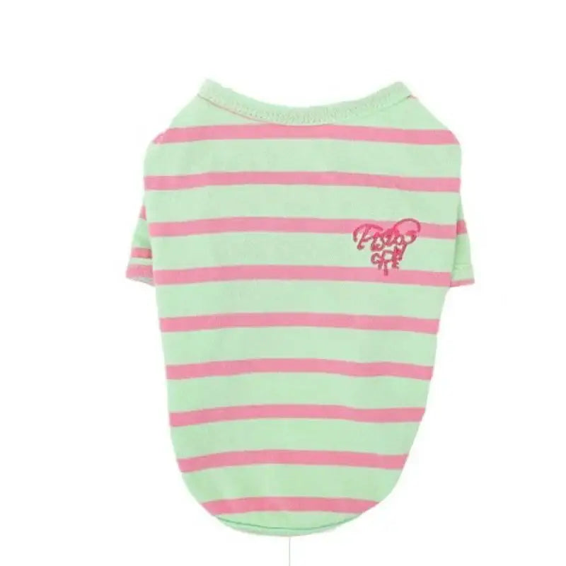 ITSDOG - Pet Neon Candy Striped T-Shirt - ITSDOG - Pet Clothes - Harumio