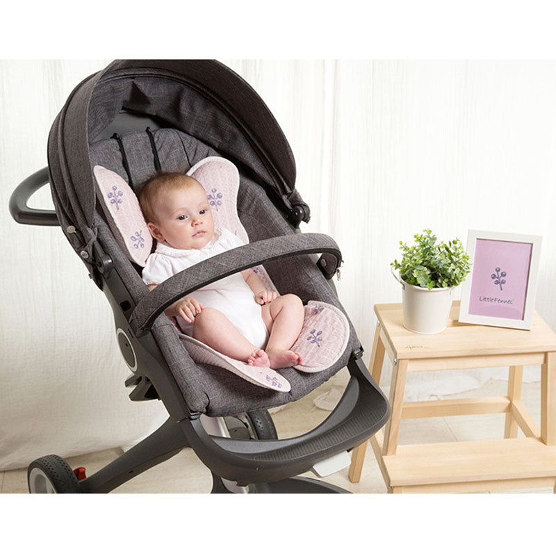 Little Fennec - Stroller Seat Pad & Asariple Blanket Set