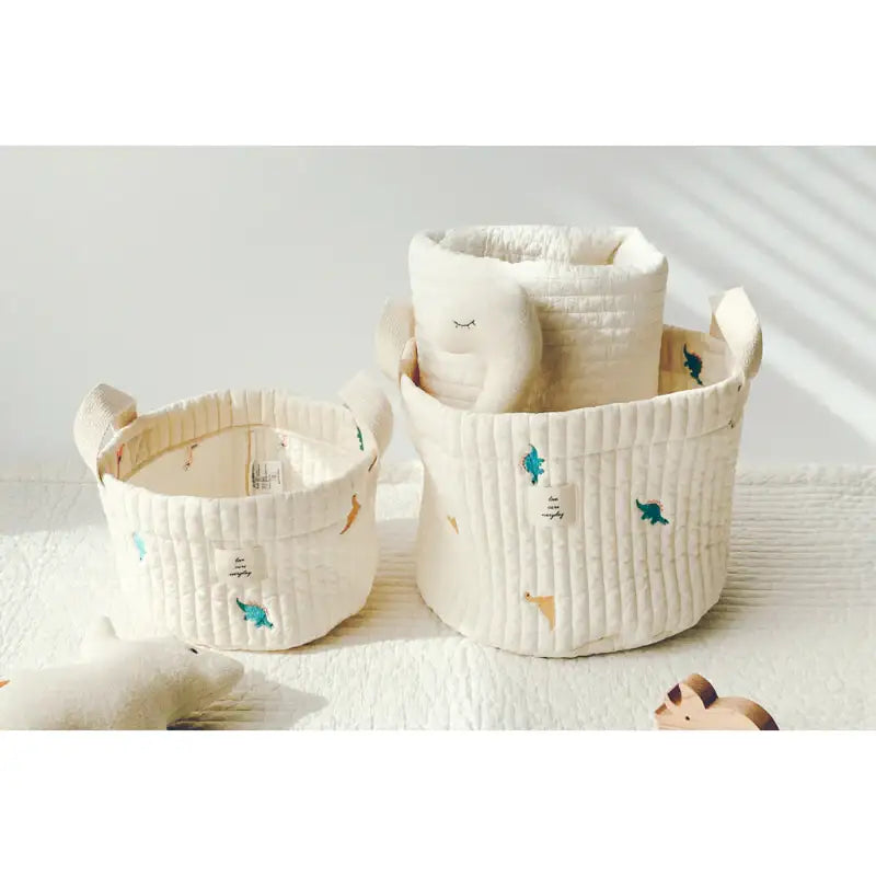 Malolotte x dot to dot - Quilted Basket - Malolotte - Home & Living, Accessories - Harumio