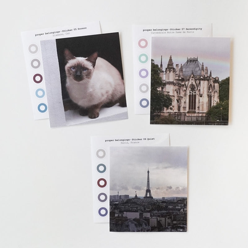 proper belongings - Colorful Doughnut Sticker Set