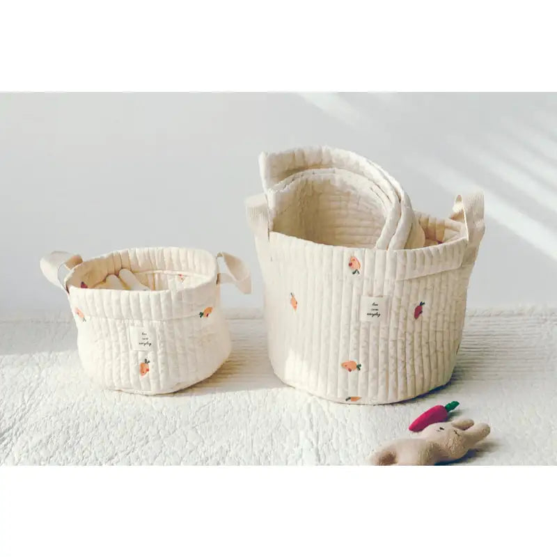 Malolotte x dot to dot - Quilted Basket - Malolotte - Home & Living, Accessories - Harumio