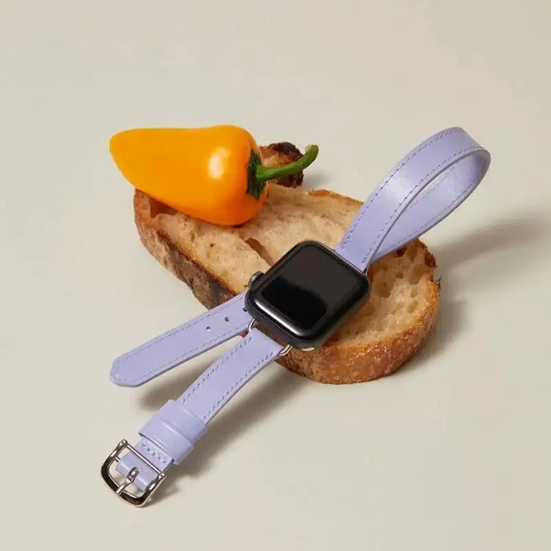 Fennec - Leather Apple Watch Double Strap 21FW - FENNEC - Accesories - Harumio