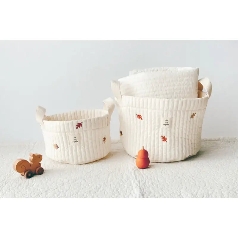 Malolotte x dot to dot - Quilted Basket - Malolotte - Home & Living, Accessories - Harumio