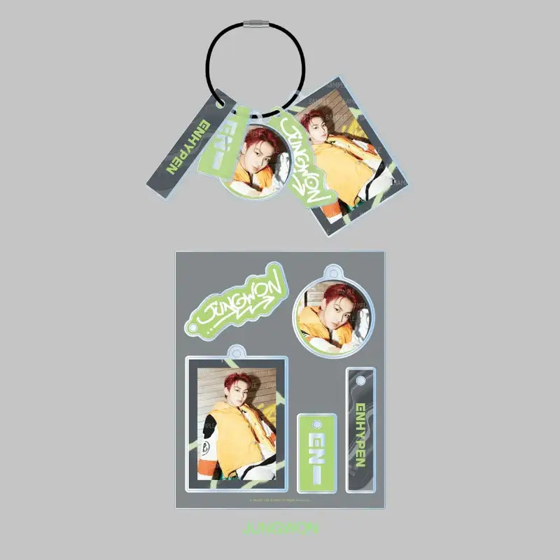 ENHYPEN - SADAME - Acrylic Keyring Set - ENHYPEN - Keyring - Harumio
