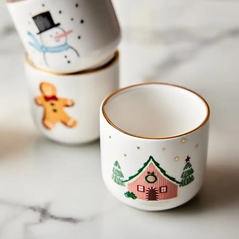 Korean Winter Story - Soju Glass Set - Modern House - Soju Glass - Harumio