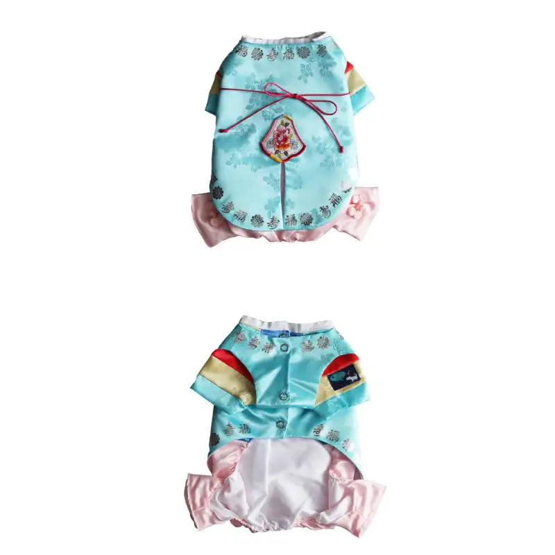 ITSDOG - Pet Solbit Colorful Striped Prince Hanbok - ITSDOG - Pet Clothes - Harumio
