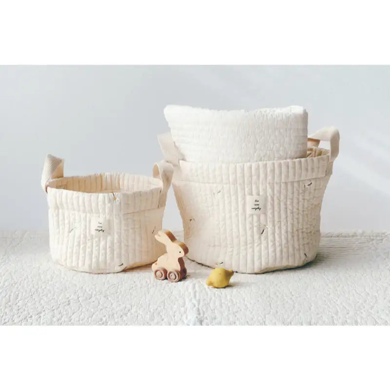 Malolotte x dot to dot - Quilted Basket - Malolotte - Home & Living, Accessories - Harumio