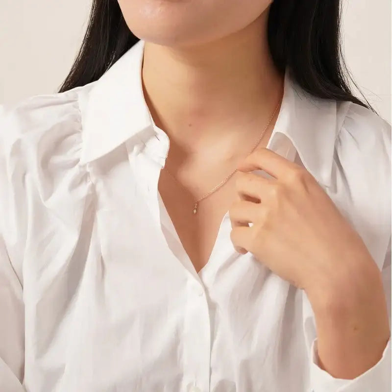 CLUE - Luminous Starlight Moonlight Brass Necklace - CLUE - Jewelry - Harumio