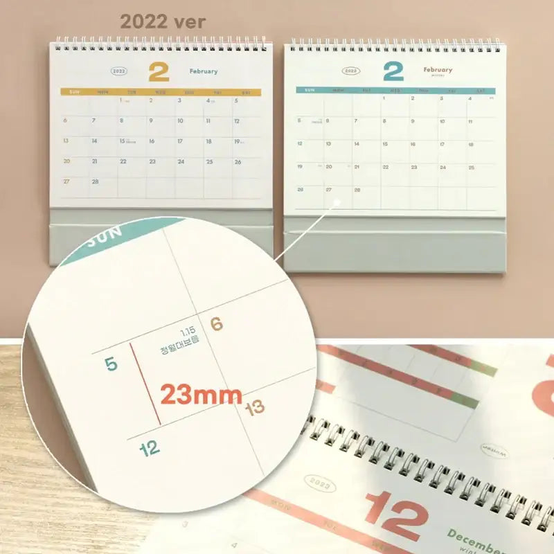 ICONIC - 2023 Color Palette Desk Calendar - 10x10 - 2023 Calendars - Harumio