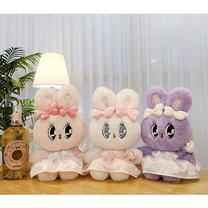 Esther Bunny - 25cm Wedding Bunny Plush Doll - Esther Bunny - Plush - Harumio