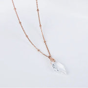 CLUE - Ice Crystal Rose Gold Necklace - CLUE - Jewelry - Harumio