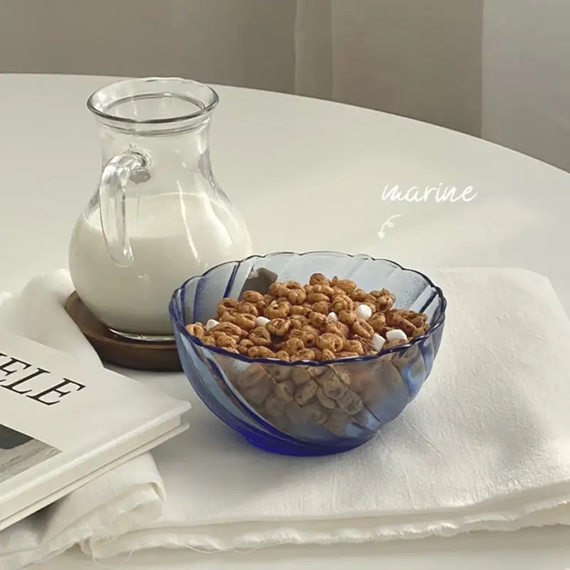 Like A Cafe - Glossy Marine & Brown Bowl - Like A Cafe - Home & Living - Harumio
