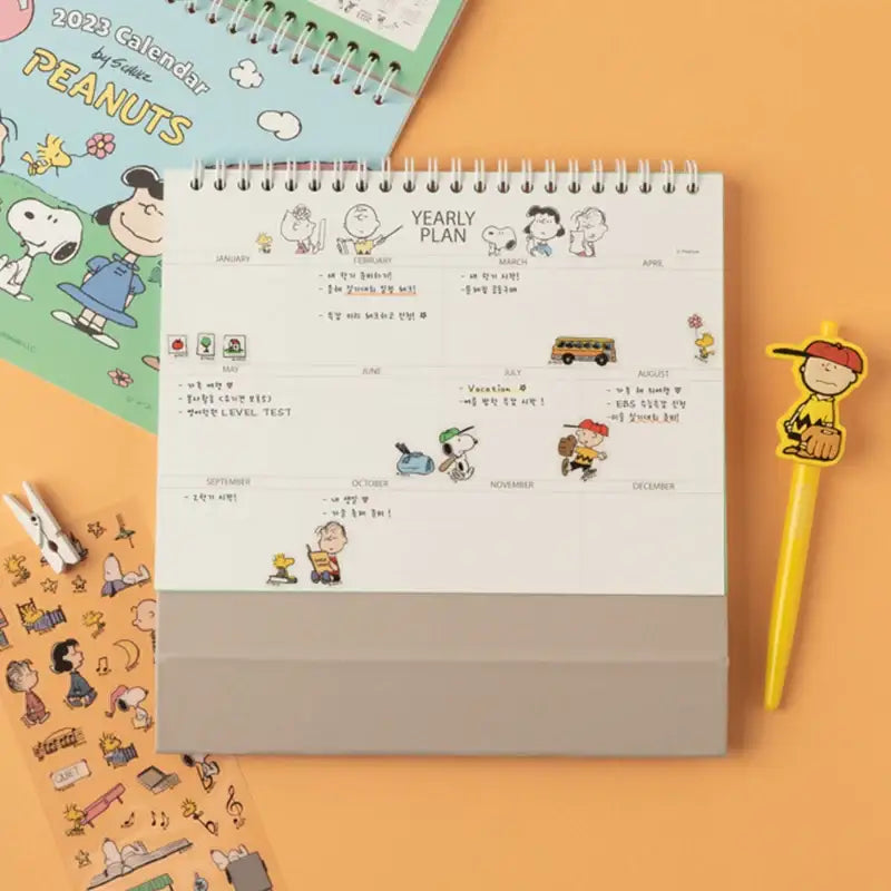 Peanuts - 2023 Snoopy Desk Calendar - 10x10 - 2023 Calendars - Harumio