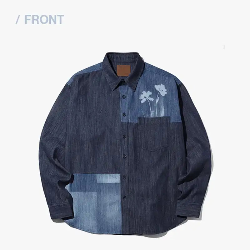 BTS RM - Indigo - Denim Shirt - BTS - Shirt - Harumio