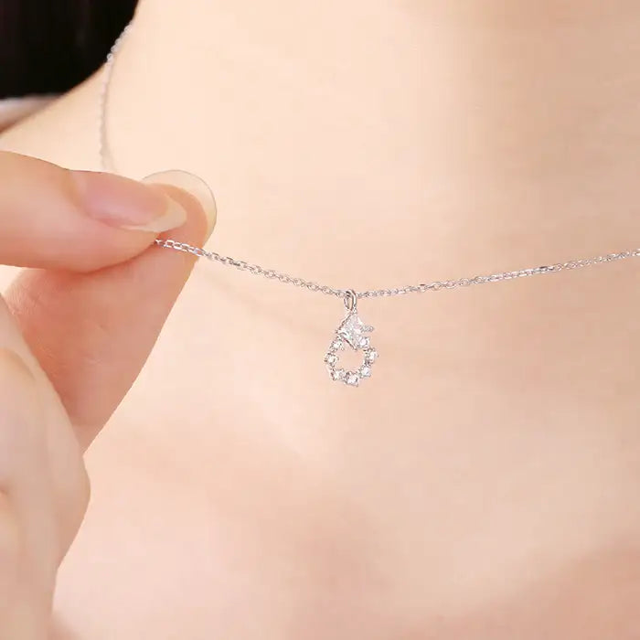 OST - Cubic Tree Ring Silver Necklace - OST - Jewelry - Harumio