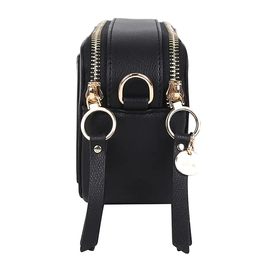 CLUE - Casual Square Deep Black Bag - CLUE - Bag - Harumio