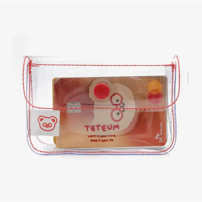 Teteum - Red Stitch Card Wallet - Teteum - Wallets - Harumio