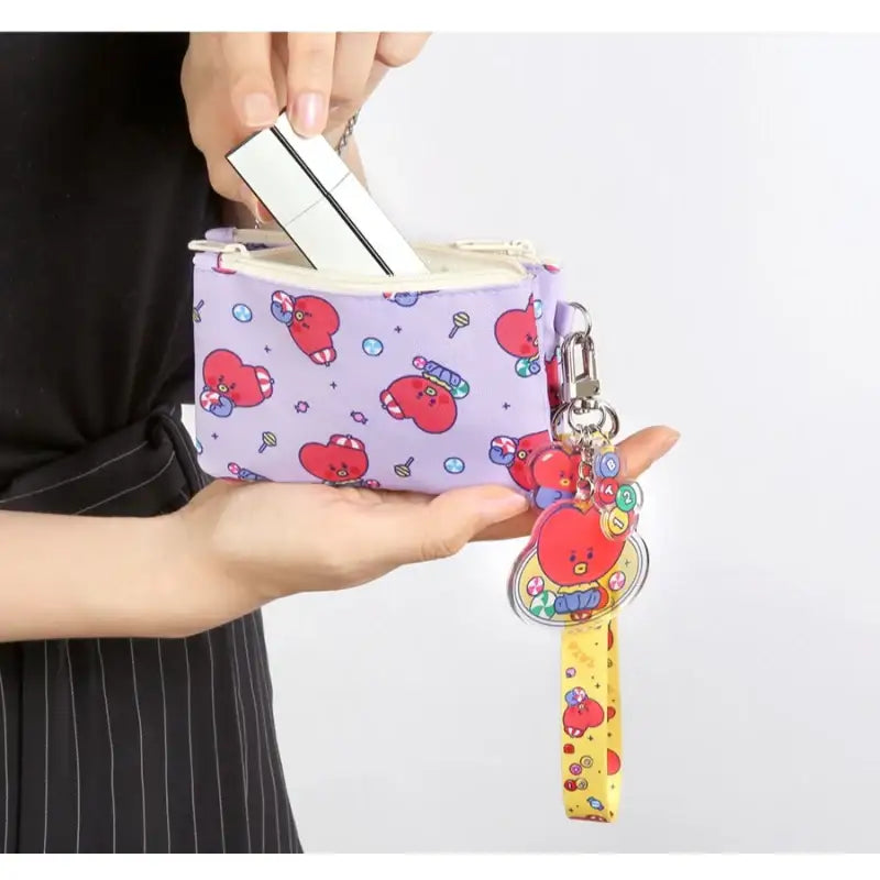 BT21 x Monopoly - Baby Double Pocket Pouch JELLY CANDY - BT21 x Monopoly - Pouches - Harumio
