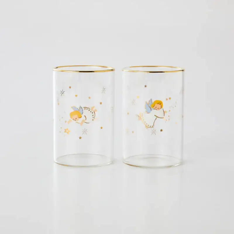 Korean Winter Delight - Slim Glass Cup Set - Modern House - Home & Living - Harumio