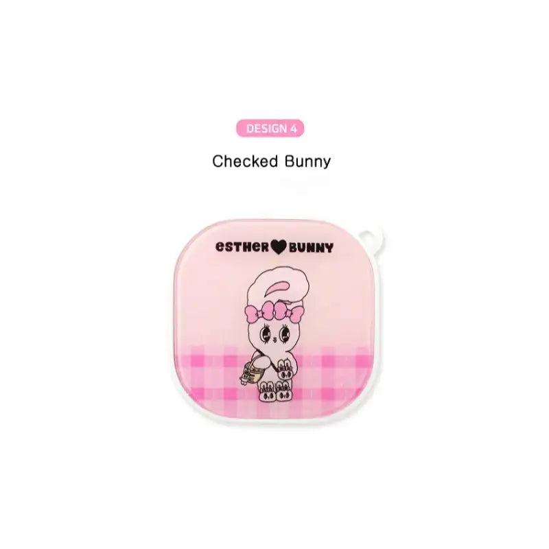 Esther Bunny - Hard Pink Shine Buds Live Case - Esther Bunny - Buds Case - Harumio