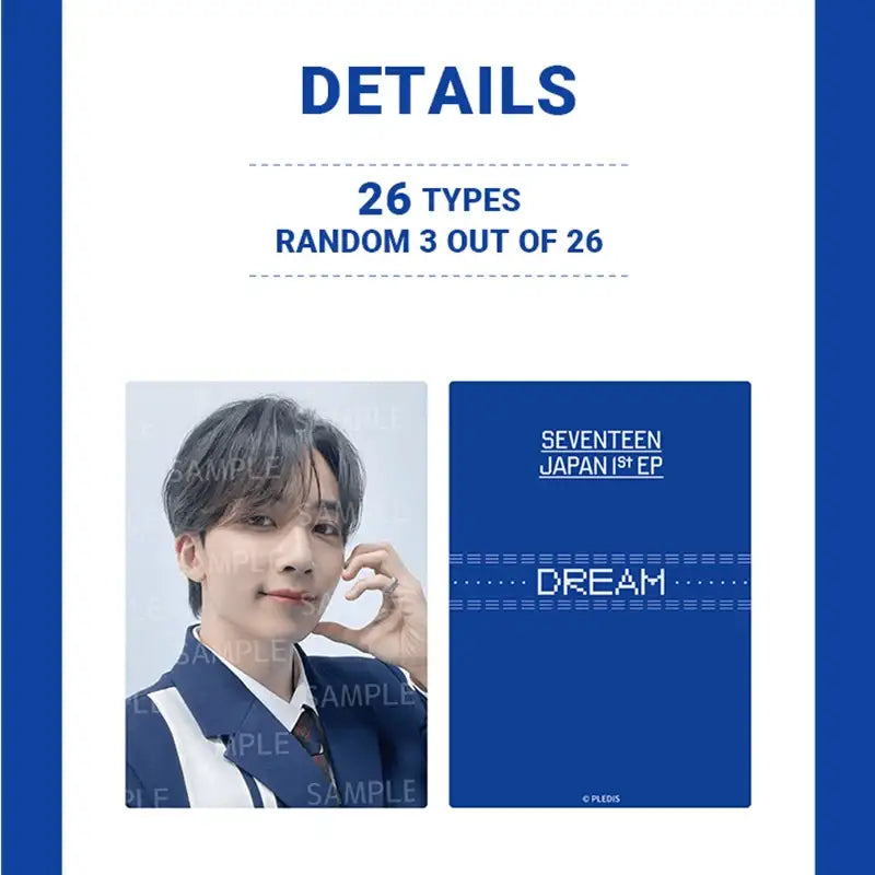 SEVENTEEN フォトカードセット HOPE HONESTY DREAM Seventeen 