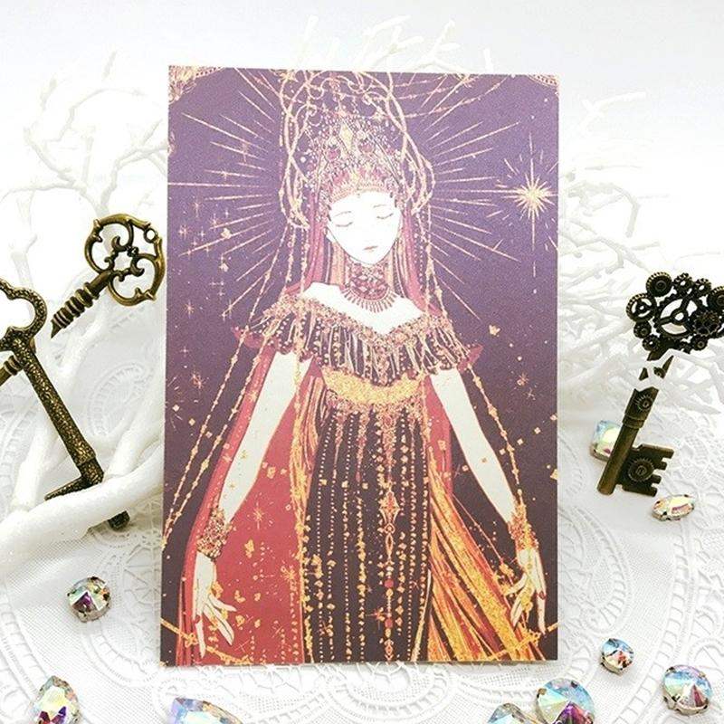 Libet - Estrella Gold Leaf Postcard Set - Libet - Stationary - Harumio