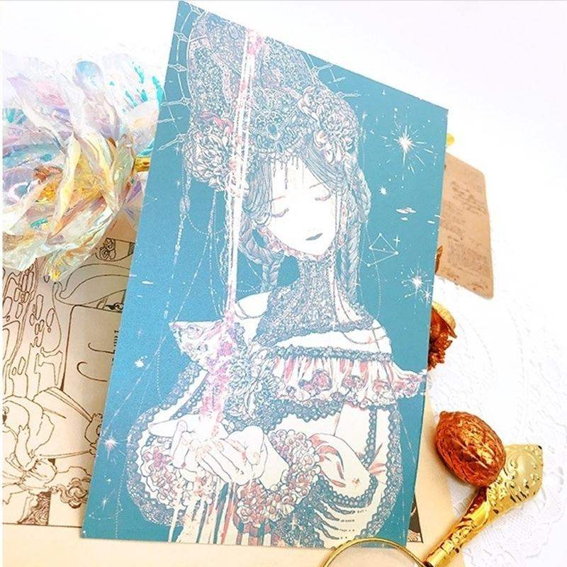 Libet - Hologram Foil Postcard Set - Libet - Stationary - Harumio