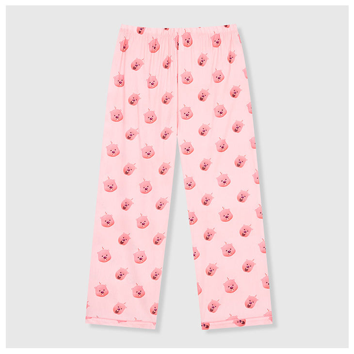 SPAO x Zanmang LOOPY - Pleasant Pajamas Set (Pink)