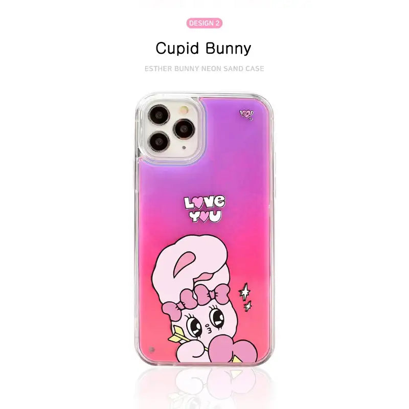 Esther Bunny - Neon Sand Phone Case (iPhone) - Esther Bunny - Phone Cases - Harumio