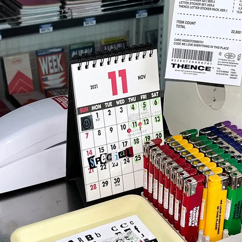 THENCE - 2022 Desk Calendar - THENCE - Accessories - Harumio