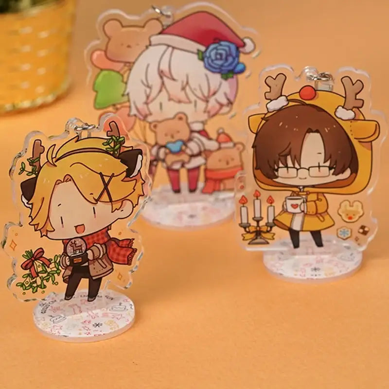 Mystic Messenger - Christmas SD Acrylic Keyring Stand - Mystic Messenger - Acrylic Keyring - Harumio