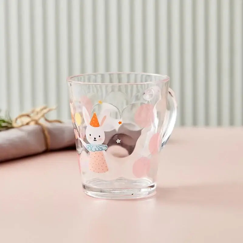 Korean Party Rabbit - Acrylic Dot Mug - Modern House - Mugs - Harumio