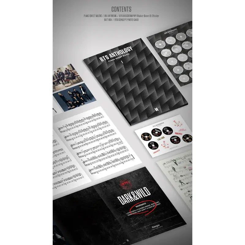 BTS - Piano Sheet Music <BTS Anthology 1,2,3,4> - BTS - Music - Harumio