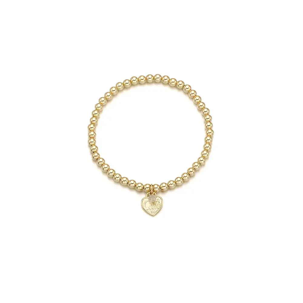 CLUE - 14K Gold Filled Eternal Crystal Stone Heart Bracelet - CLUE - Jewelry - Harumio