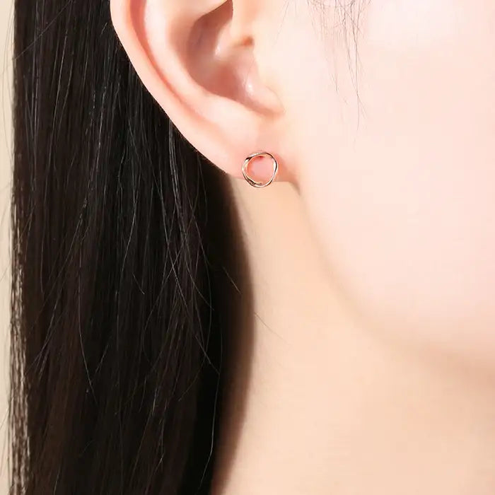 OST - Round Cut Earrings - OST - Jewelry - Harumio